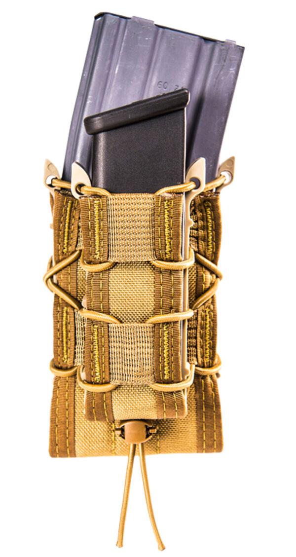 High Speed Gear 11DD00CB TACO Double Decker Mag Pouch Double Coyote Brown Nylon MOLLE Compatible w/ Rifle Compatible w/ Pistol — view 1