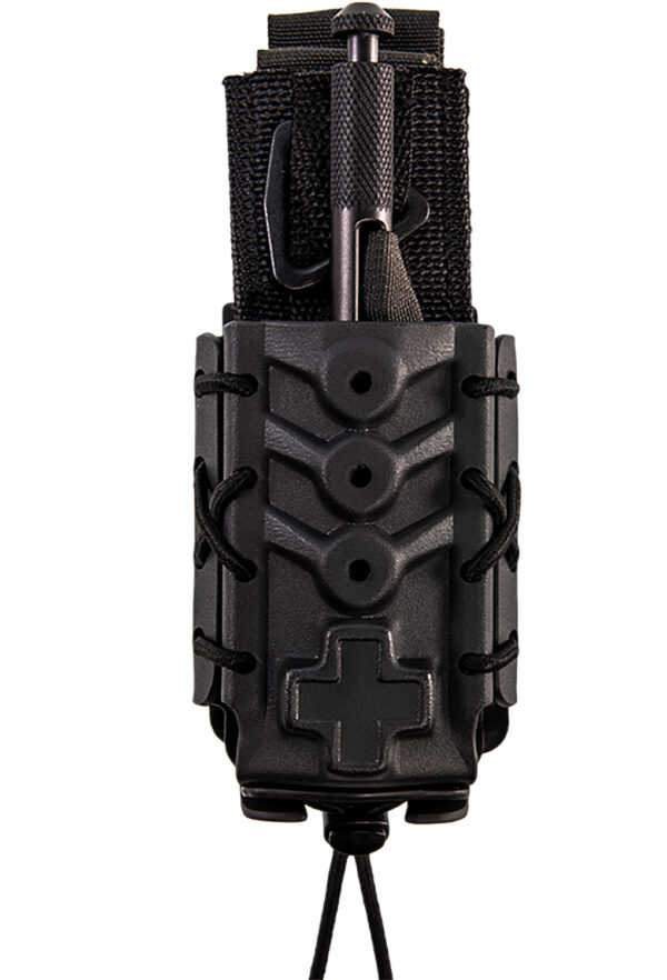 High Speed Gear 11TQK0BK Taco  Black Kydex, 2" Belt Clip/MOLLE U-Mount, Compatible w/ Most Tourniquets — view 1