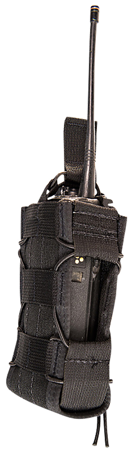 High Speed Gear 11MAC0BK TACO  Multi-Access Comm Holder, Black Nylon with Bungee Pull Tongue, Fits MOLLE — view 1