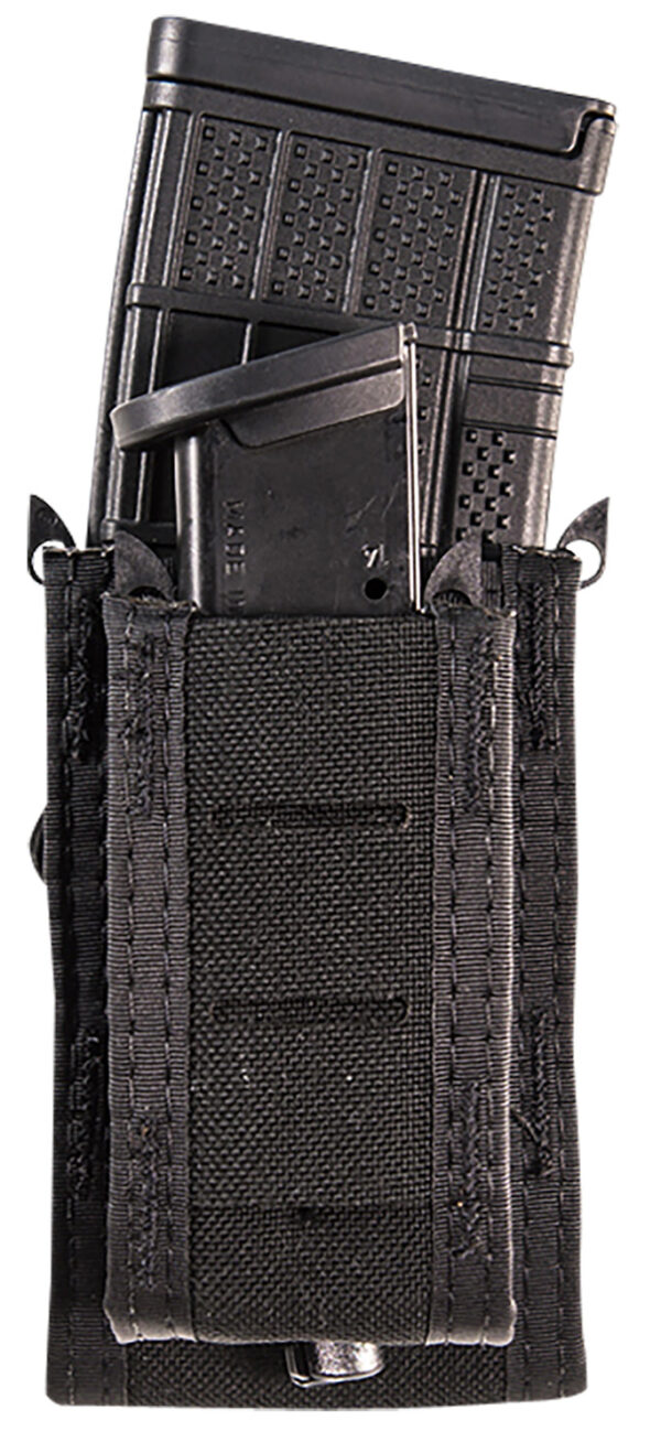 High Speed Gear 41DD00BK TACO Double Decker Black Nylon MOLLE Mount — view 1
