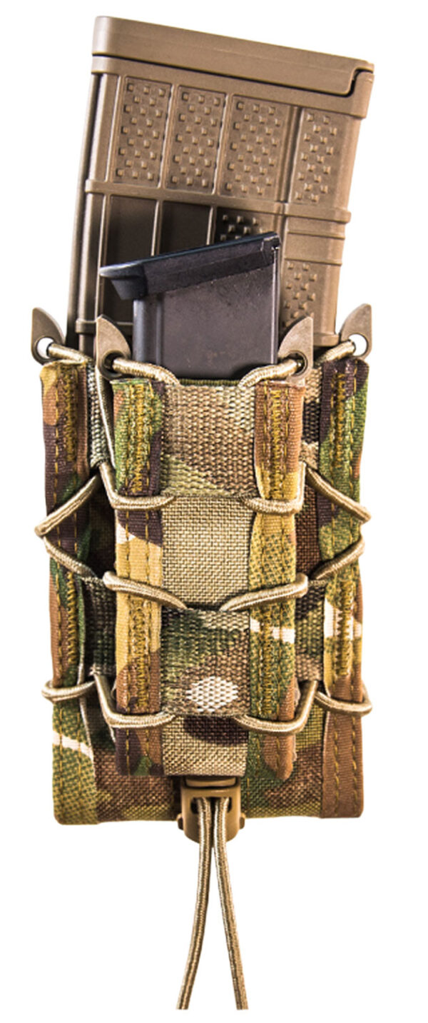 High Speed Gear 13DD10MC TACO Double Decker Mag Pouch MultiCam Nylon Belt Belts 2.25" Wide Compatible w/ Rifle Compatible w/ Pistol — view 1