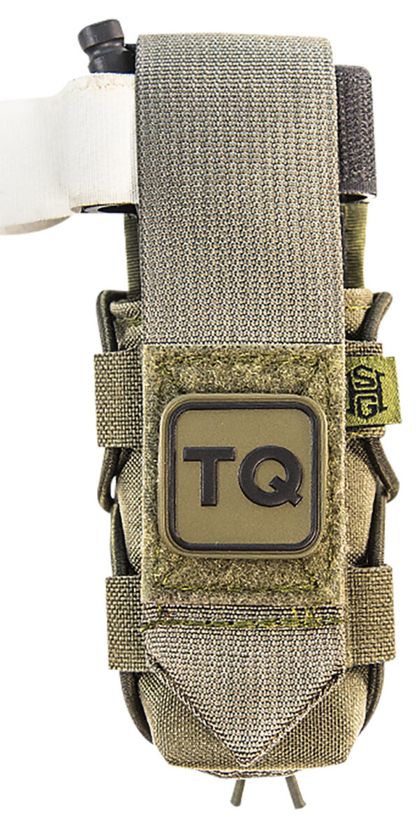 High Speed Gear 11TQ00OD TACO  Tourniquet Pouch, OD Green Nylon with Velcro Closure, Fits MOLLE, Compatible with Most Windlass-Style Tourniquets, Includes TQ Patch — view 1