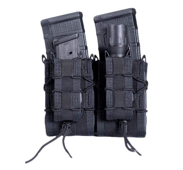 High Speed Gear 11DD02BK TACO Double Decker Black Nylon MOLLE Mount — view 1
