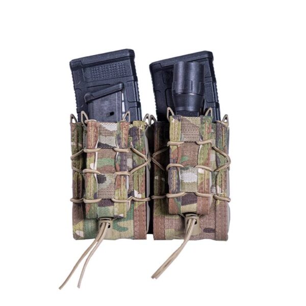HIGH SPEED GEAR  DOUBLE DECKER TACO MULTCAM  HOLDS MOST PISTOL AND RIFLE MAGS MOLLE — view 1