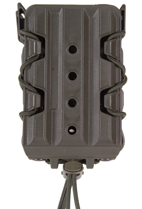 High Speed Gear 162R01OD X2R Taco V2 Mag Pouch Double, OD Green Polymer, Belt Clip/MOLLE U-Mount, Compatible w/ AR/AK Rifle Mags — view 1