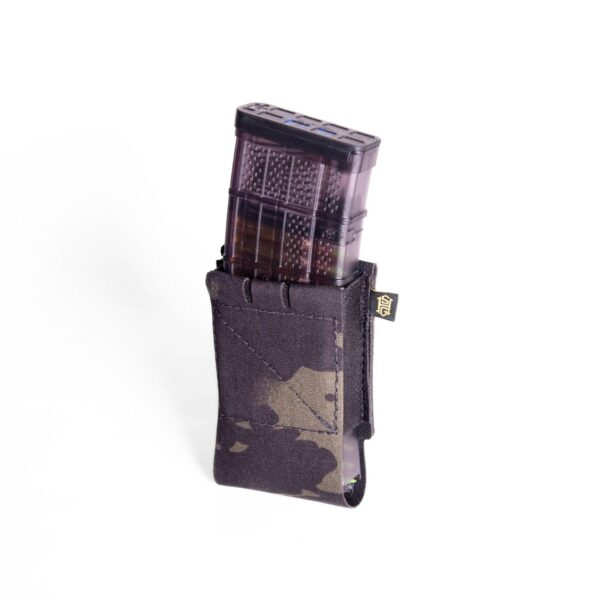 HIGH SPEED GEAR  EP-P ELASTIC RIFLE  MAG POUCH MULTICAM BLACK  FITS MOST RIFLE  MAGS LOW PROFILE — view 1