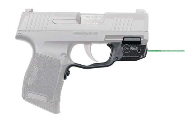 Crimson Trace 0181601 Laserguard  Fits Sig P365/P365XL/P365SAS, Green Laser Black Polymer Trigger Guard Mount — view 1