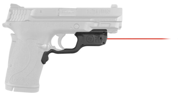 Crimson Trace 0198701 Laserguard  Fits S&W M&P 22/380EZ Shield/9EZ Shield, Red Laser Black Polymer — view 1