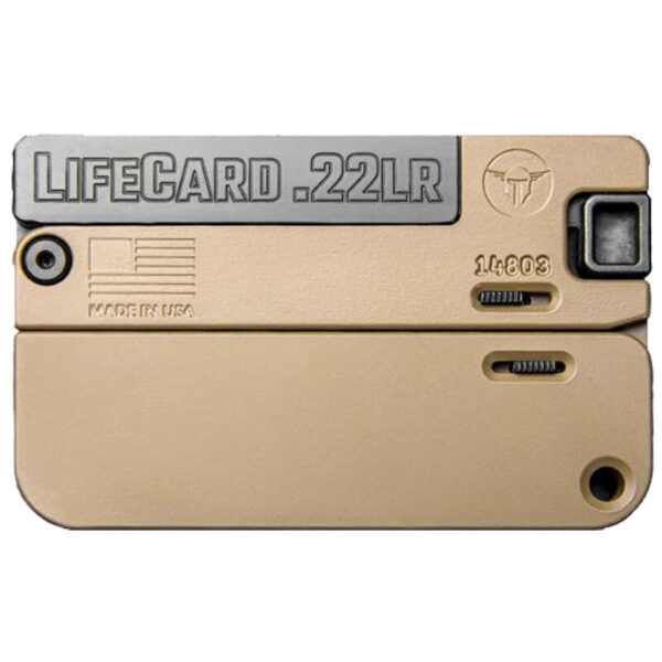 TBZR Lifecard 22LR Aluminum Tan — view 1