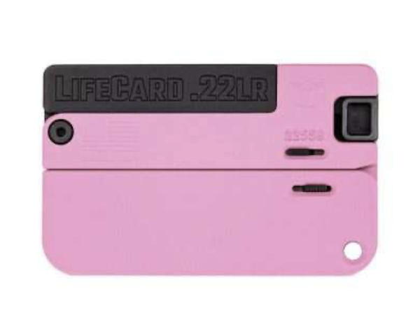 TB POLY LIFECARD FLD 22LR PRIS PINK — view 1