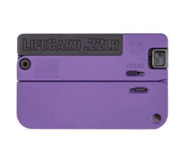 TB POLY LIFECARD FLD 22LR BRITE PUR — view 1