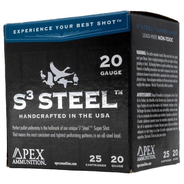 APEX 20 GA 3" S3 STEEL1 OZ. #4 25RD — view 1