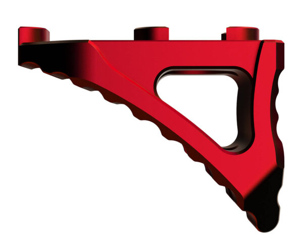 Rise Armament RA030RR Micro Hand Stop  Skeletonized RISE Red Aluminum for M-LOK Handgaurd — view 1
