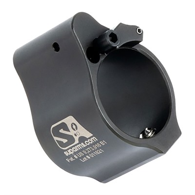 AR-15 SOLID ADJUSTABLE GAS BLOCK .875'' BLACK — view 1