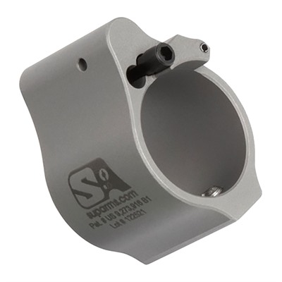 AR-15 SOLID ADJUSTABLE GAS BLOCK .875'' STAINLESS STEEL — view 1