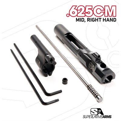 AR-15 ADJ PISTON SYSTEM W/CLAMPON .625'' GAS BLOCK MID RH — view 1