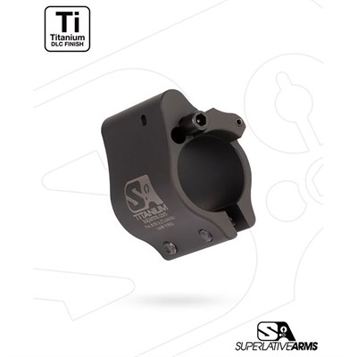AR-15 CLAMP ON TITANIUM ADJUSTABLE GAS BLOCK .936'' BLACK — view 1