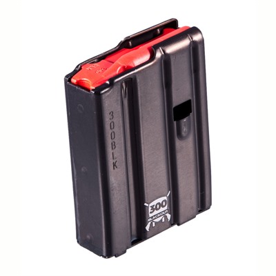 AR-15 300 BLK ALUMINUM MAGAZINE W/ RED FOLLOWER 10 RD — view 1