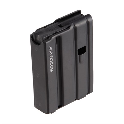 .458 SOCOM MAGAZINE 4-RD ALUMINUM BLACK — view 1