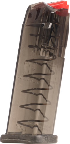 ETS MAGAZINE FOR GLOCK 9MM - 15RD CARBON SMOKE FITS 19/26 — view 1
