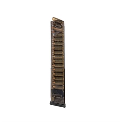 MAG 30-RD .40 S&W FOR GLOCK 22, 23 ,24, 27, 35 CARBON SMOKE — view 1