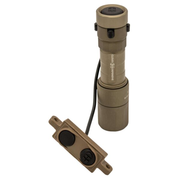 CLOUD DEFENSIVE REIN MICRO DUAL-FUEL WEAPONLIGHT 1000 LUMENS MLOK FDE ( 30 PER CASE ) — view 1