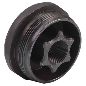 Jk Armament JK155HDM1236 HD Thread Mount Fits 1/2"x36 Stainless Steel Cerakote Black