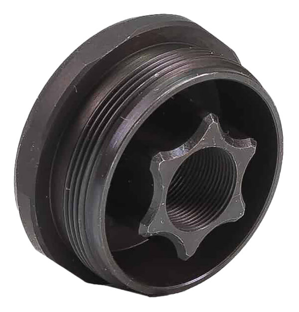 Jk Armament JK155HDM1236 HD Thread Mount Fits 1/2"x36 Stainless Steel Cerakote Black — view 1