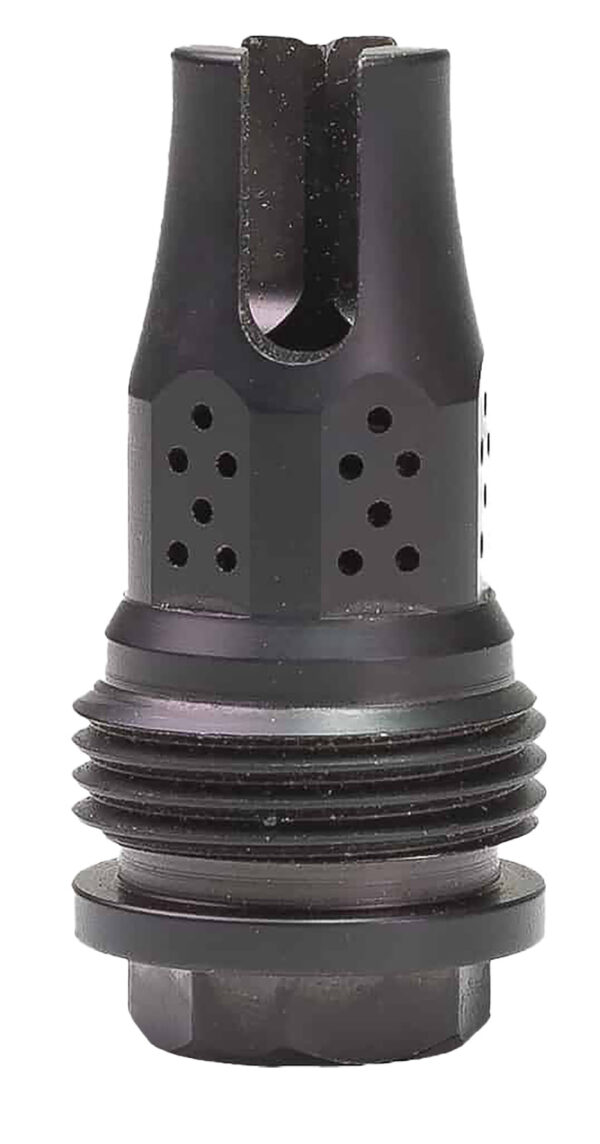 Jk Armament JKMDHDCF24 War Eagle Compensator/Flash Hider 30Cal 5/8"x24 Stainless Steel Nitride Black — view 1