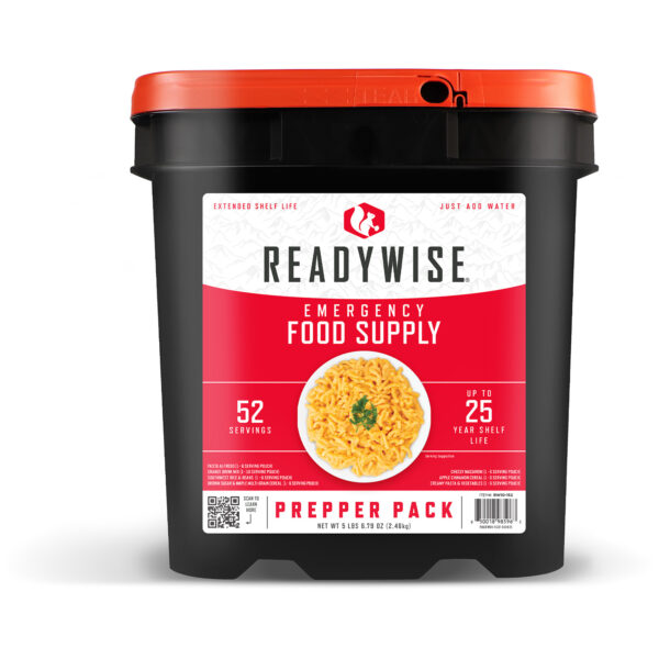 ReadyWise RW01152 Emergency Supplies Freeze Dried Prepper Pack 52 Servings Per Bucket — view 1