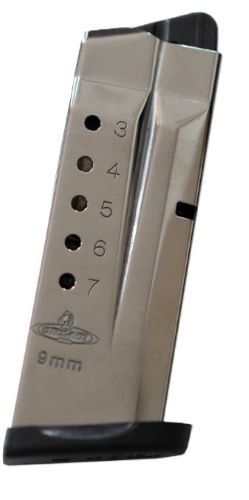 CHECKMATE MAGAZINE S&W SHIELD - 9MM STAINLESS 7RD — view 1