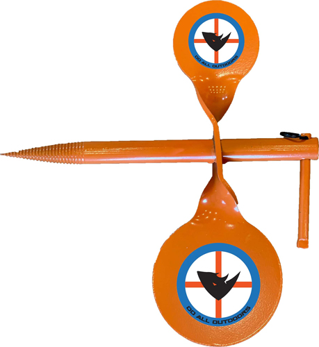 DO-ALL STEEL TARGET HANDGUN - TREE SPINNER 2 STACKED TARGETS — view 1