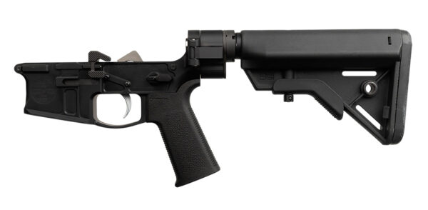 Shield Arms SA-SA15FB SA-15 Complete Lower Receiver Multi Aluminum Black Anodized B5 Systems Bravo for AR-15 — view 1