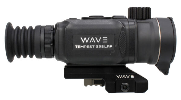 Wave WTS200 Tempest 335 LRF Thermal Black 3.3x35mm Illuminated Multi Reticle 384x288, 12 Microns, 50 Hz Resolution, Digital Zoom 13.2x Rapid/Smooth — view 1