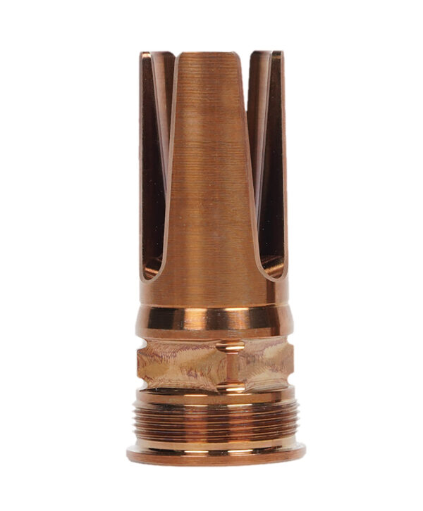 Q LLC ACCFH5/8248.6 Flash Hider  8.6 Blackout Steel 5/8"x24 Threads 2.13" OAL — view 1