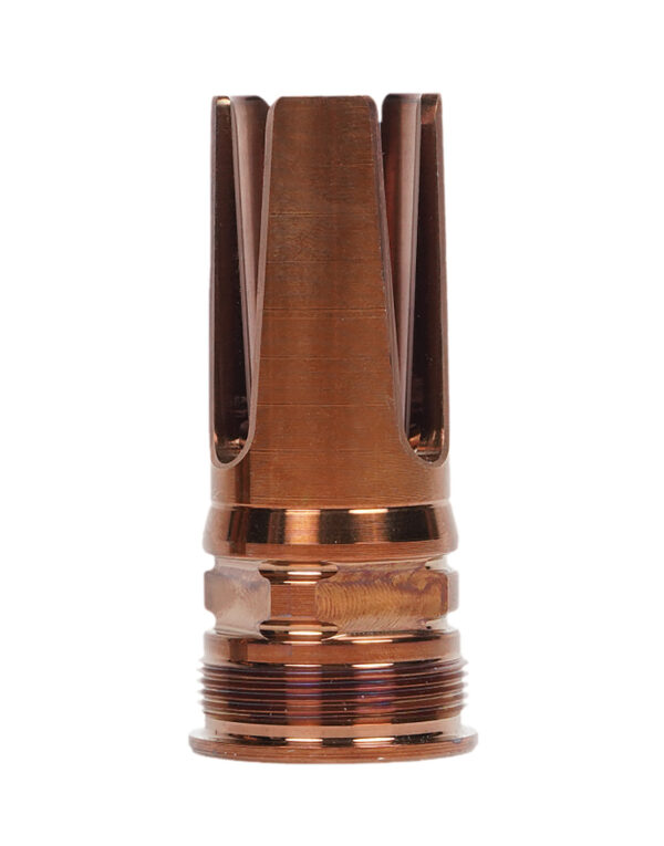 Q LLC ACCFH1/2288.6 Flash Hider  8.6 Blackout Steel 1/2"x28 Threads 2.13" OAL — view 1
