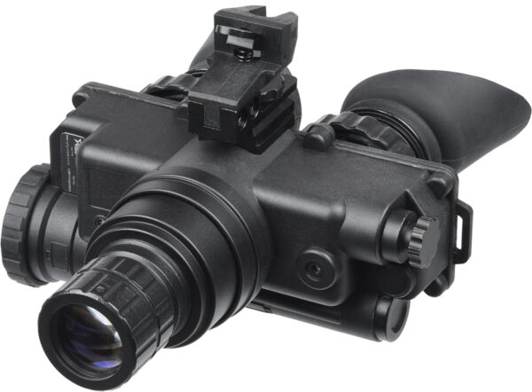 AGM Global Vision 12W7P122154211 Wolf-7 PRO NW1 Night Vision Goggles Black 1x 27mm, Generation 2+ Level 1, 45-54 lp/mm Resolution, White Filter — view 1