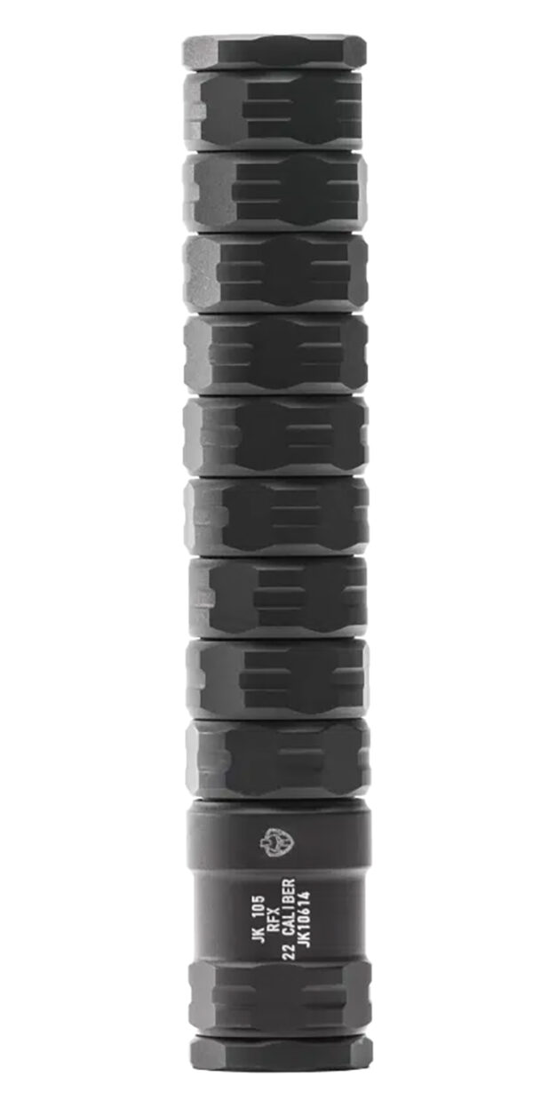 Jk Armament JK105RFX22 RFX  22 Cal 1.05" Black Aluminum/Stainless Steel 1/2"x28 — view 1