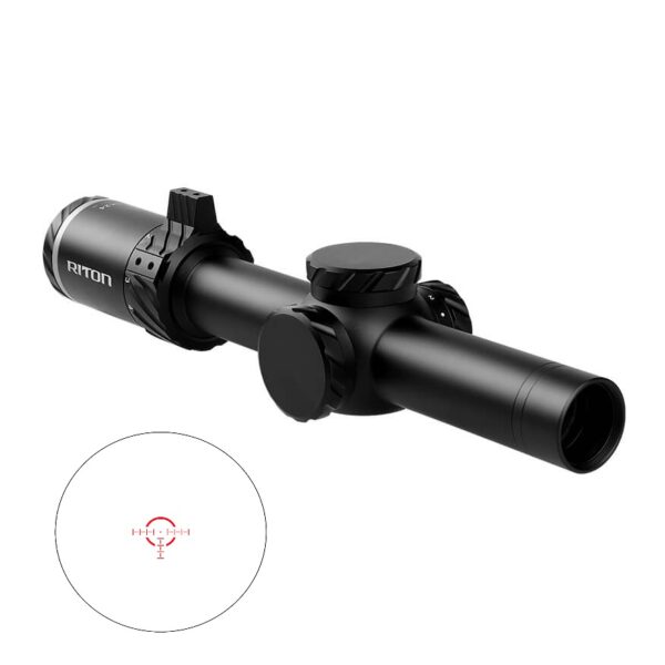 RITON OPTICS 3 TACTIX 1-8X24 30MM OT BLK — view 1