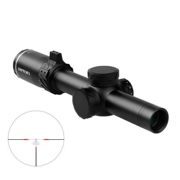 RITON OPTICS 5 TACTIX 1-10X24 30MM FFP MIL — view 1