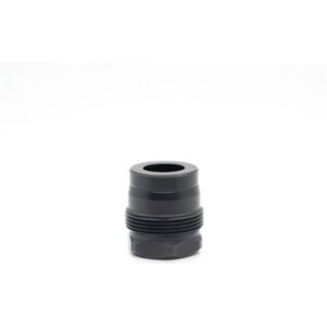 MINI MUZZLE BRAKE 0.456 1/2X36 THREAD SQUARE SHOULDER BLACK