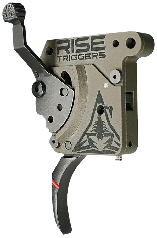 Rise Armament RA735C Reliant Trigger Black/FDE Curved — view 1