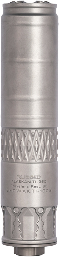 RUGGED SUPPRESSORS ALASKAN 360 - TITANIUM R.U.M BEAD BLASTED — view 1