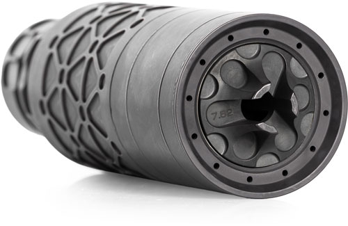 RUGGED SUPPRESSORS AXIAL 762 - M2 BRAKE & HIDER CAP R.U.M BLK — view 1