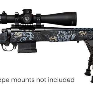 Horizon Firearms RF017S221814T19 Vandal Prime 22 Creedmoor 18" Black Spiral Fluted Threaded Barrel, Drilled & Tapped Receiver, Textured Iota EKO Carbon Fiber Stock