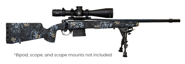 Horizon Firearms RF017S392214T19 Vandal Prime 7MM PRC 22" Black Spiral Fluted Threaded Barrel, Drilled & Tapped Receiver, Textured Iota EKO Carbon Fiber Stock — view 1