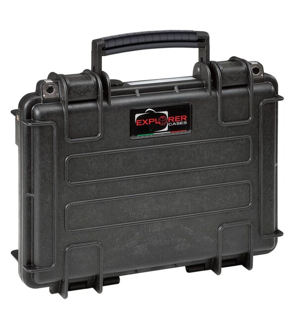 EXPLORER RED HARD CASE SINGLE PISTOL  BLACK WITH PRE-CUBED FOAM SET 10.87"X7.87"X4.72" — view 1