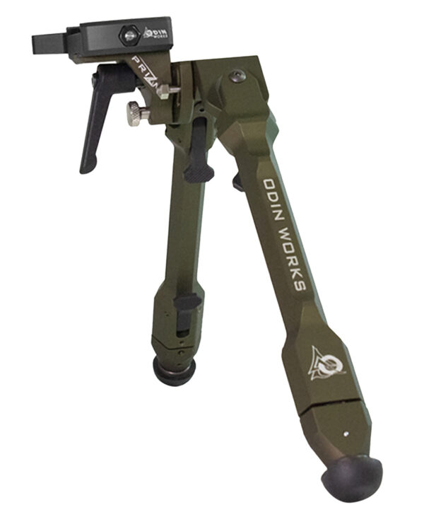 Odin Works BPPRIZMARCARG Precision Bipod Arca Ranger Green 4.0"-14.50" 6061 Aluminum/303 Stainless Steel — view 1