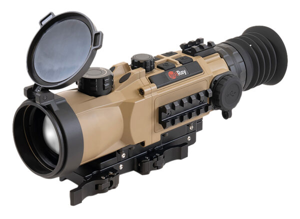 InfiRay Outdoor HYL50W RICO Hybird Thermal Black/Flat Dark Earth 3x 50mm Multi- 1 BDC/1 DIY/7 Static Reticle 8x Zoom 384x288, 12 Microns, 90 Hz Resolution — view 1