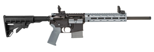 Tippmann Arms A101226 M4-22 LTE 22 LR 25+1 16" Black Parkerized Threaded Barrel, Matte Black Aluminum Receiver w/Picatinny Rail, Wolf Gray M-LOK Handguard Composite Forend, Black Polymer Stock, Gray G — view 1